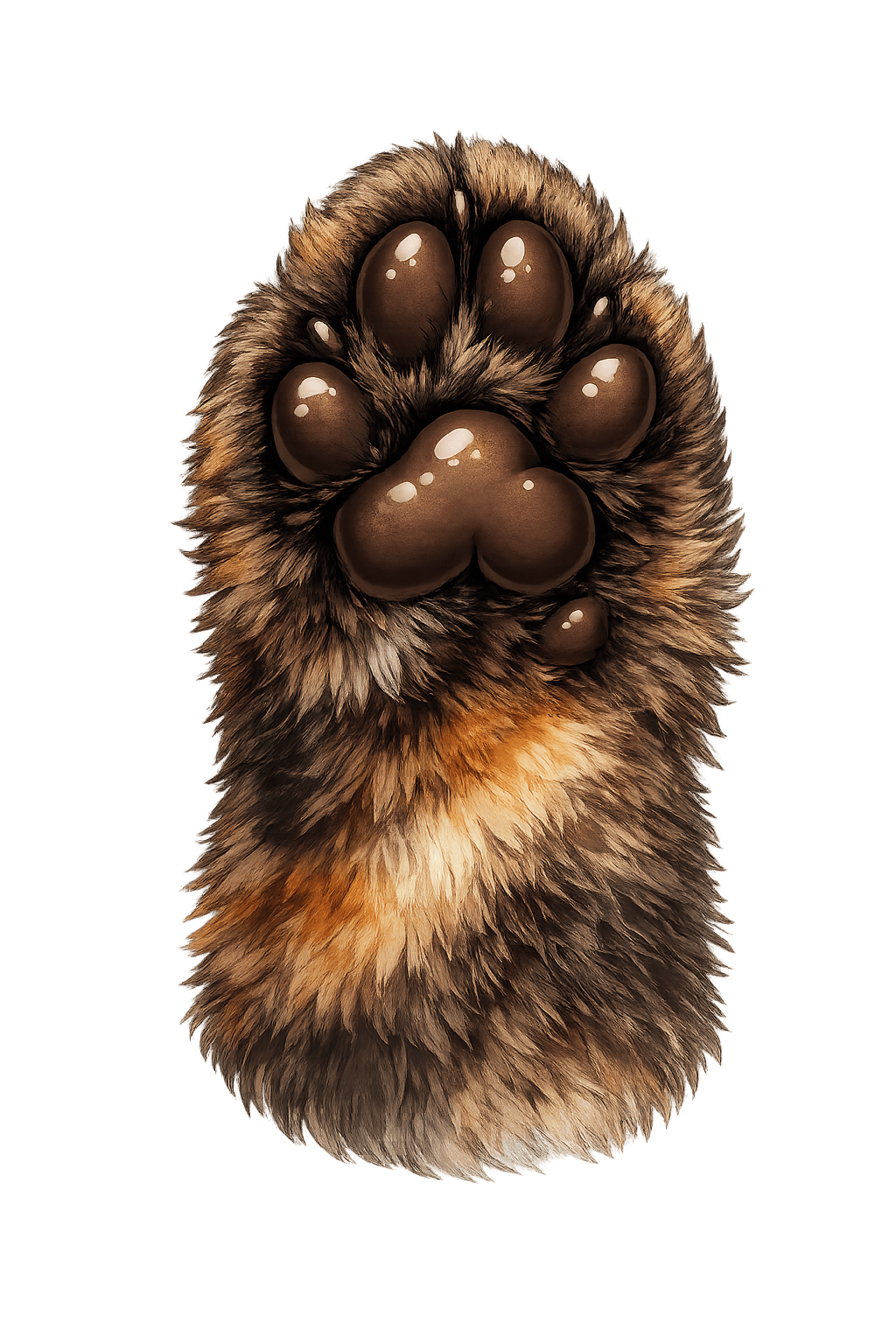 Gigi's paw print signature